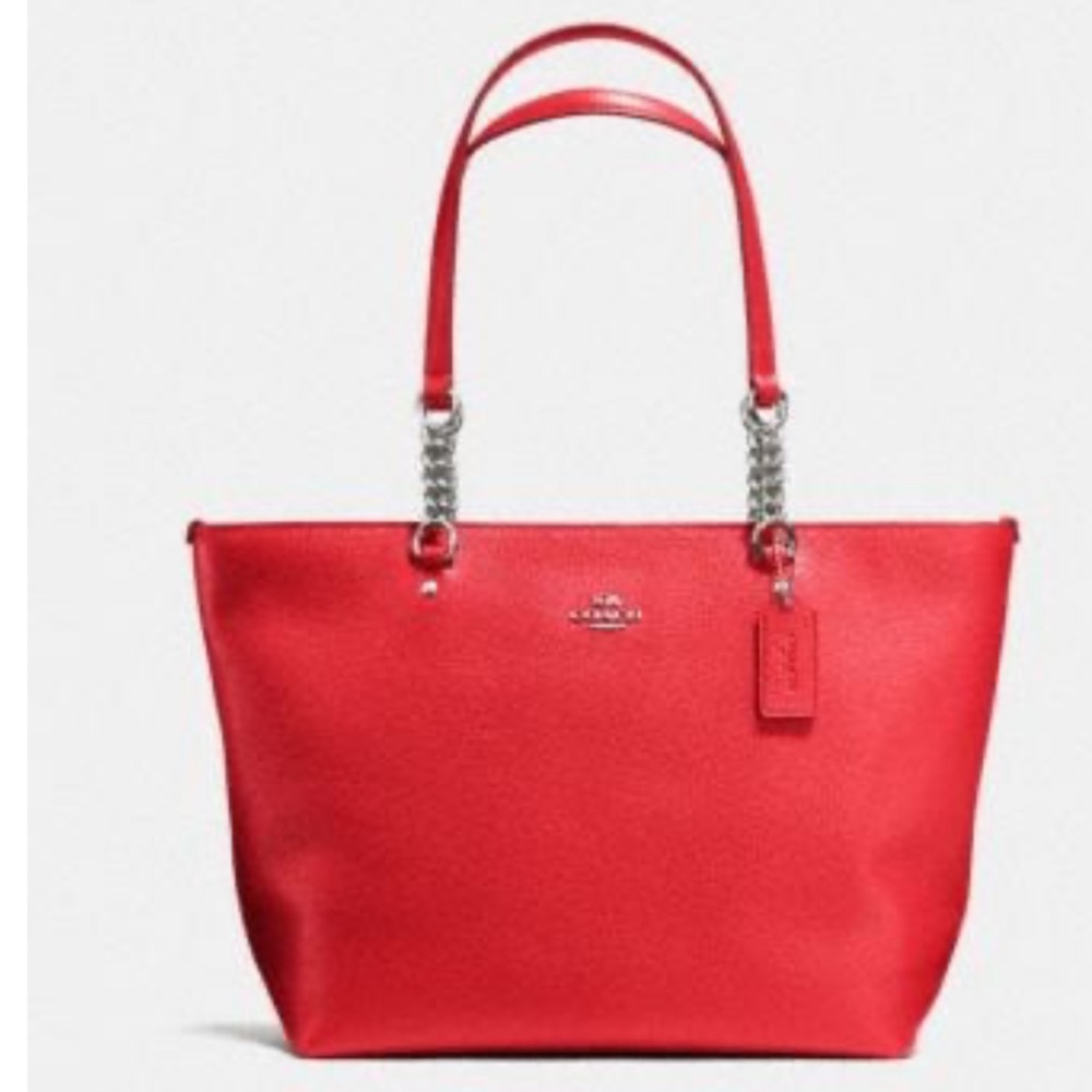 SOPHIA TOTE IN PEBBLE
LEATHER